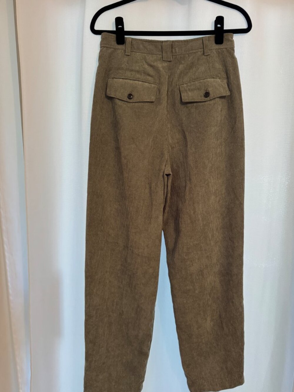 NWT Madewell Corduroy High-Rise Tapered Pants Size 6 - Picture 7 of 11